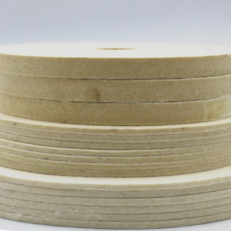 
durable wool felt wheel polishing disc for mable polishing 