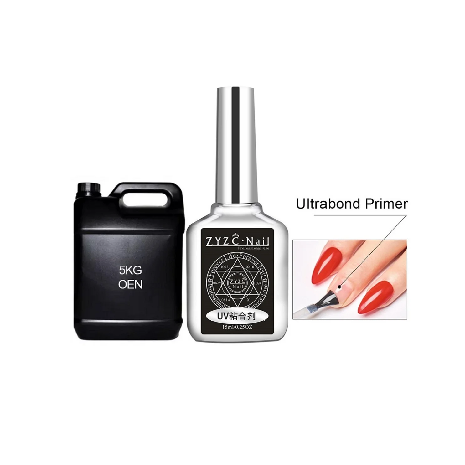 

private label acid free acrylic nails liquid uv nail primer, Super clear