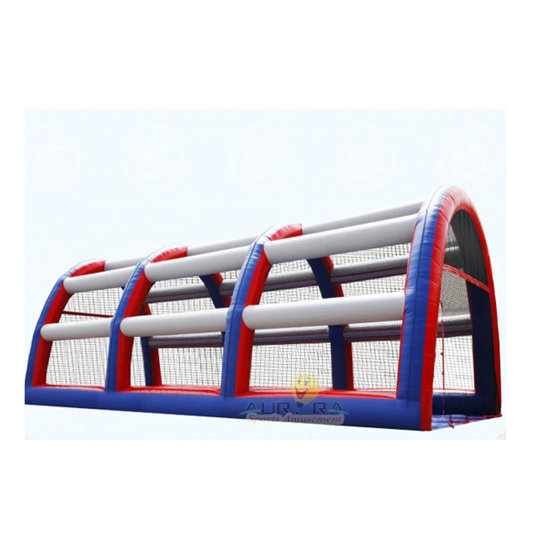 

inflatable carnival fun batting cage games inflatable sport games baseball field, Customized