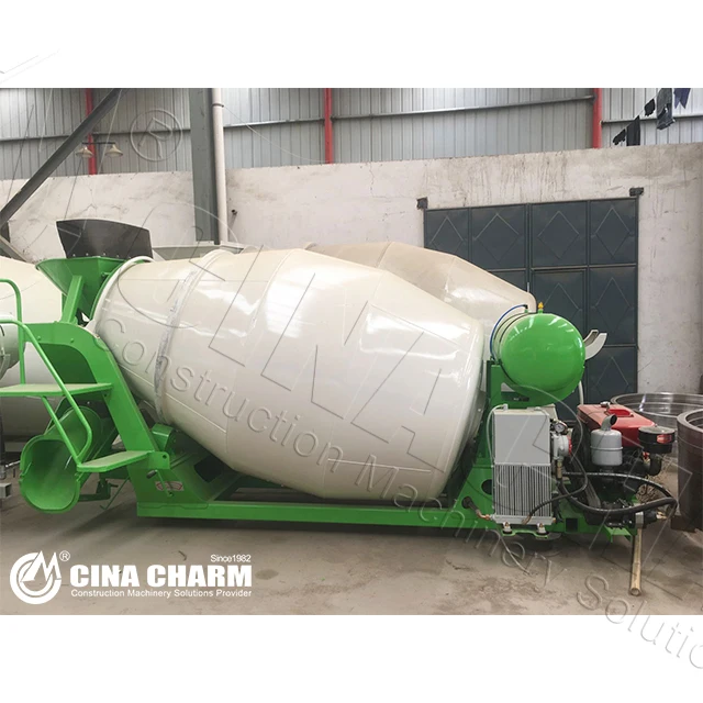
3 cubic meters Mounted Ready mix Cement Concrete Mixer truck 