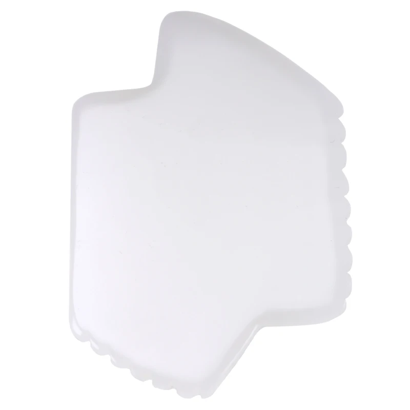 

High quality Afghanistan White Jade GuaSha for Remove Double Chin