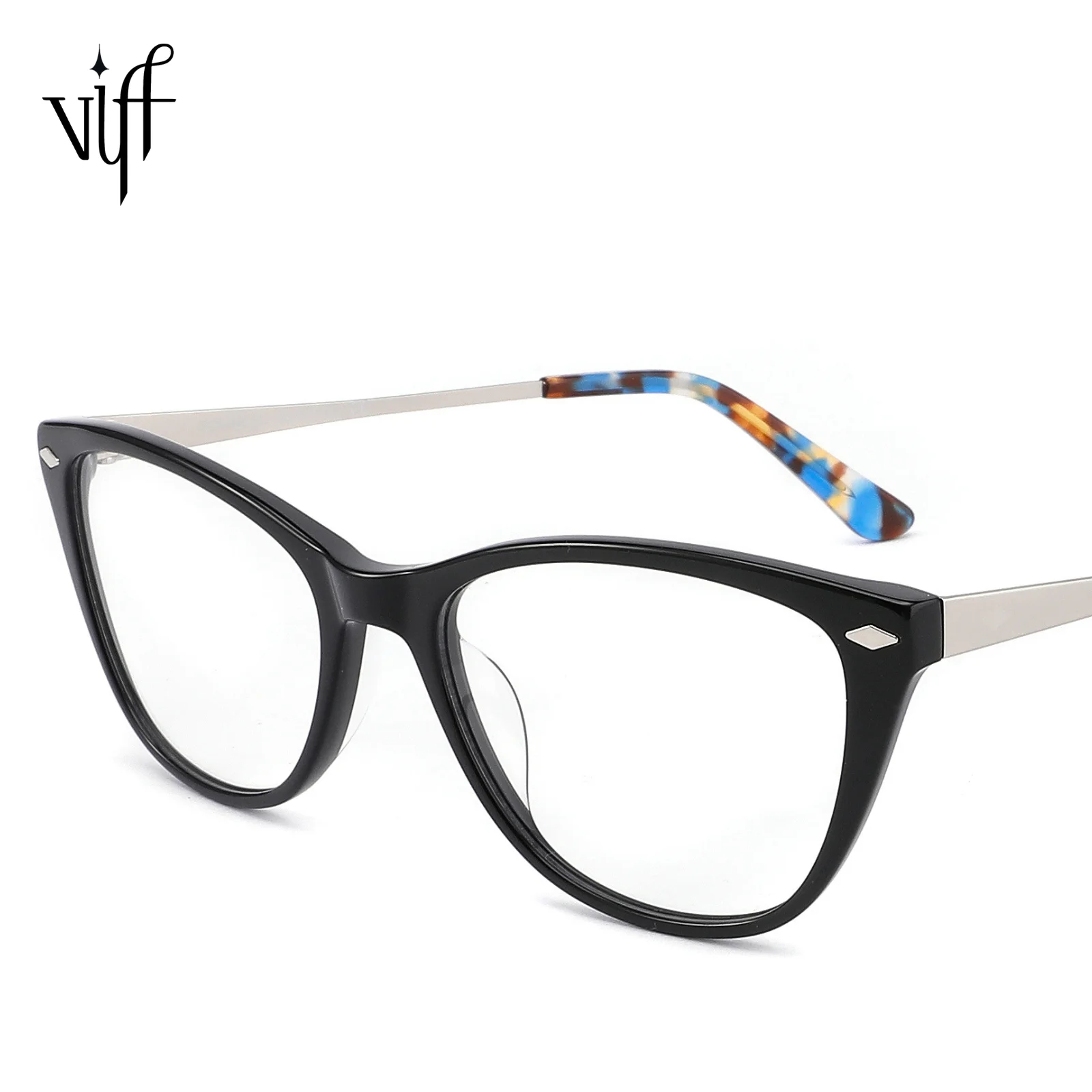 

VIFF HA1006 2021 Flexible Trendy Brand Italian Acetate Laminate Optical Frame Eyewear Women Men Spectacle Anti Blue Light Frame