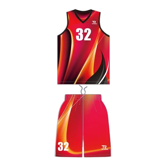 Wholesale custom design Basketball Jersey  drop shipping shorts Sublimation Reversible Basketball uniform Jersey