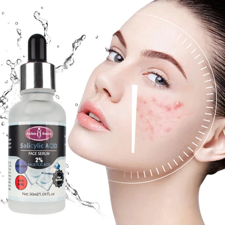 

Auchun Beauty High Quality AcneTreatment Anti-Puffiness Salicylic Acid Face Serum, Transparent