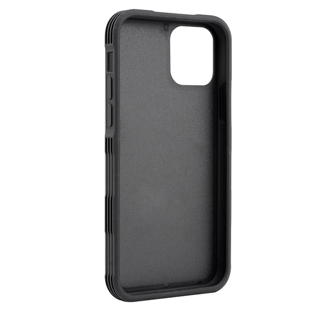 

For iPhone 11 pro max Anti-shock phone case with groove TPU PC material case, Black