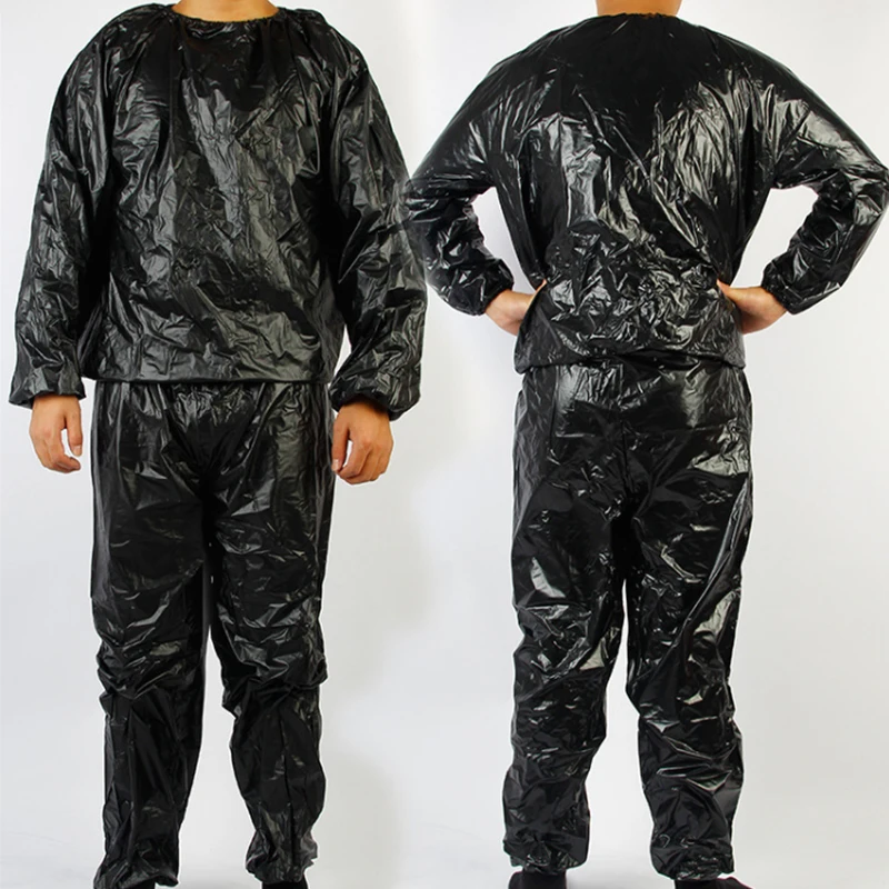 

Sweat Sauna Suits Black PVC Sauna Sweat Suit