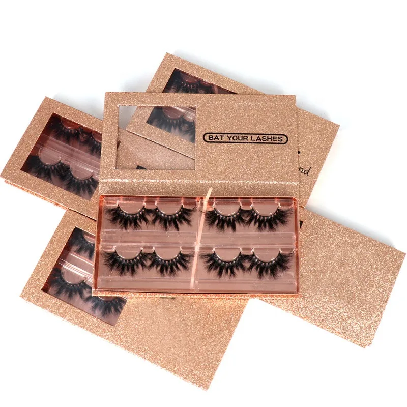 

Wholesale Private Label 100% Cruelty Free Mix Length 5 Pairs 3D 5D Mink Eyelash Book