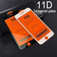 

11D Full Cover Tempered Glass Film For iphone 7 8 6 6s PLus Screen Edge Protector For iphone 11 Pro Max Protective Glass