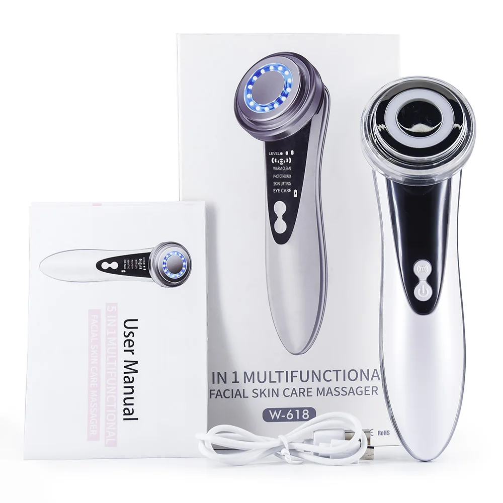 

Beauty Product Face Lifting Device Iontophoresis Photon Skin Facial Rejuvenation Instrument photon led light therapy