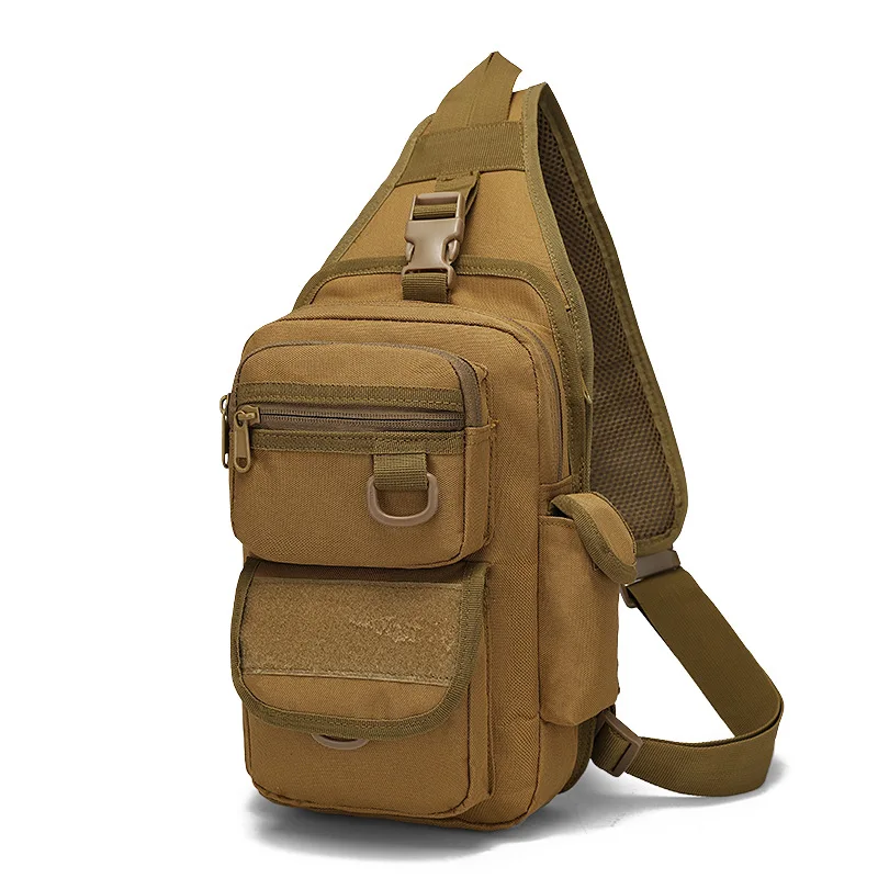 

Outdoor 800D Oxford daily sport canvas waterproof military mens small tactical single shoulder sling chest bag