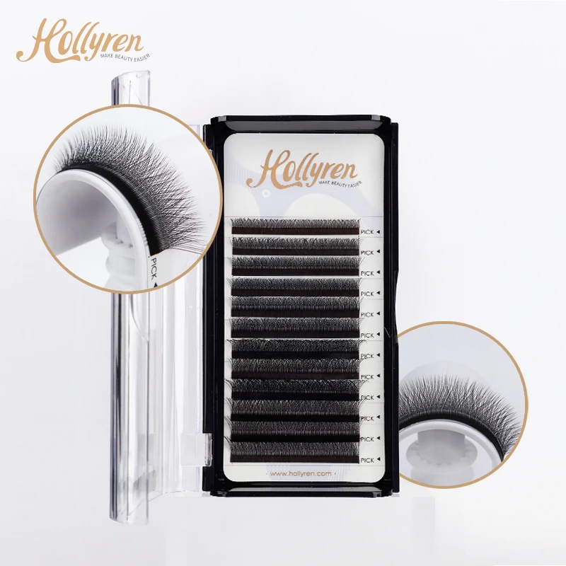 

Three Dimensional Effect Volume Lash Extensions 3D Easy Fan Lashes D Curl 0.07 13mm Self Fanning Eyelash Extensions Clover