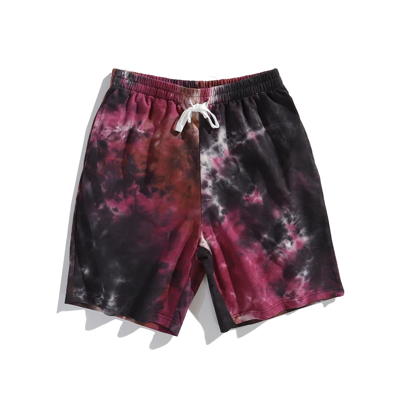 

Man Summer Clothing Fashion Elastic Waist Oversized XXL Tie Dye Men's Short Pants & Trousers