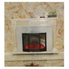 High Quality Natural Classic White Onyx Marble Stone Indoor Decorative Fireplace Mantel