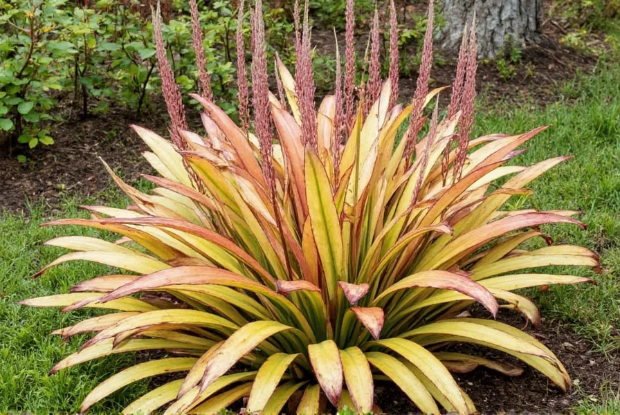 Ginger Frost plant in garden setting showing mature growth habit and variegated foliage