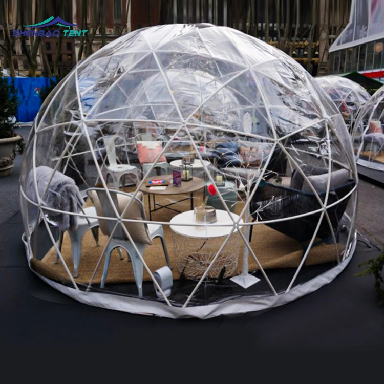 

3.6M 6m 10m 15m 20m Diameter events luxury hotel transparent dome tent for camping