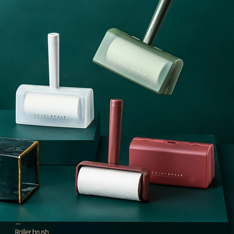 

BBA167 Defelting Sticky Paper Replaceable Roll Paper Manual Ball Remover Cylinder Sticky Brush Clothes Sticky Hair Remover