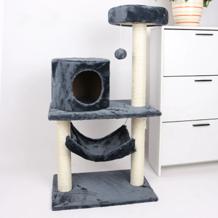 

EASYPLUS Cat Tree Tower Cat Tree House Scratcher LC-0004, As picture