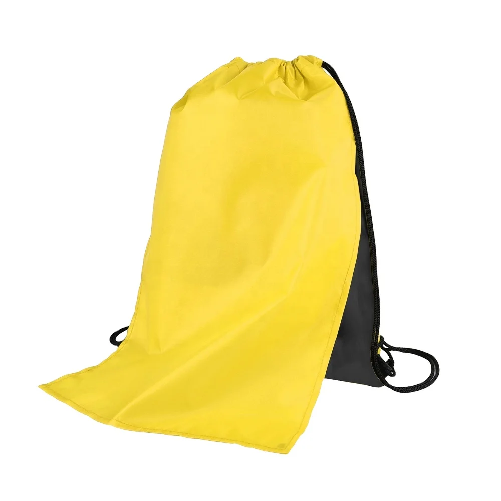 

210D Polyester Logo Customized Drawstring Backpack Special Sport Packs