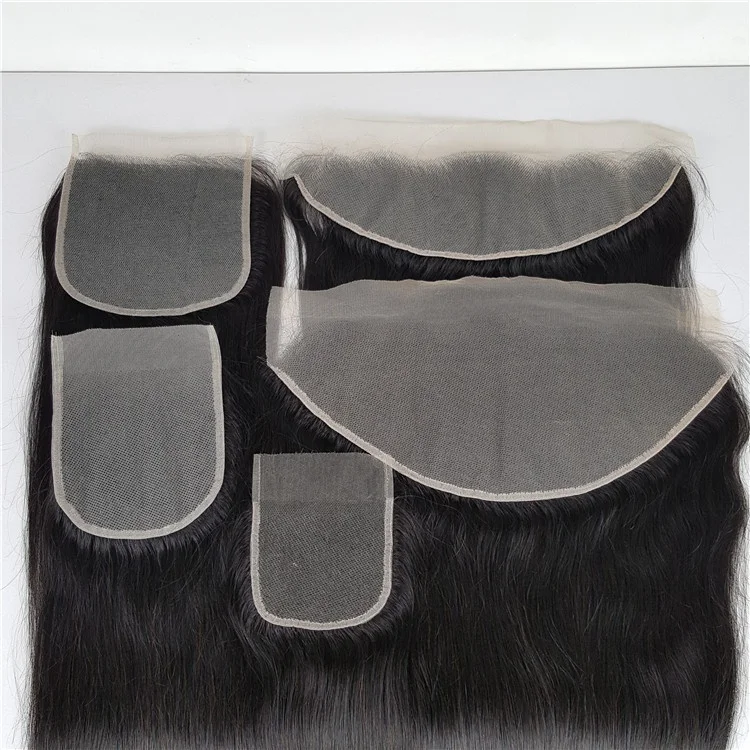 

Highknight Brazilian Human Hair 4*4 5*5 6*6 7*7 Transparent Lace Closure With Hair Bundles 13*4 13*6 Transparent Lace Frontal