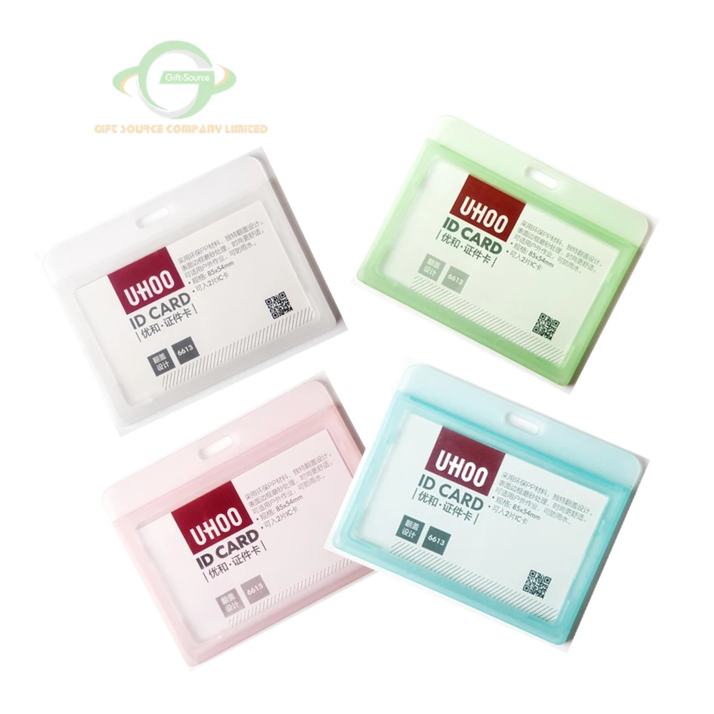 

Hot Selling Permit Visa Work Card Set holder With String, Multi colors
