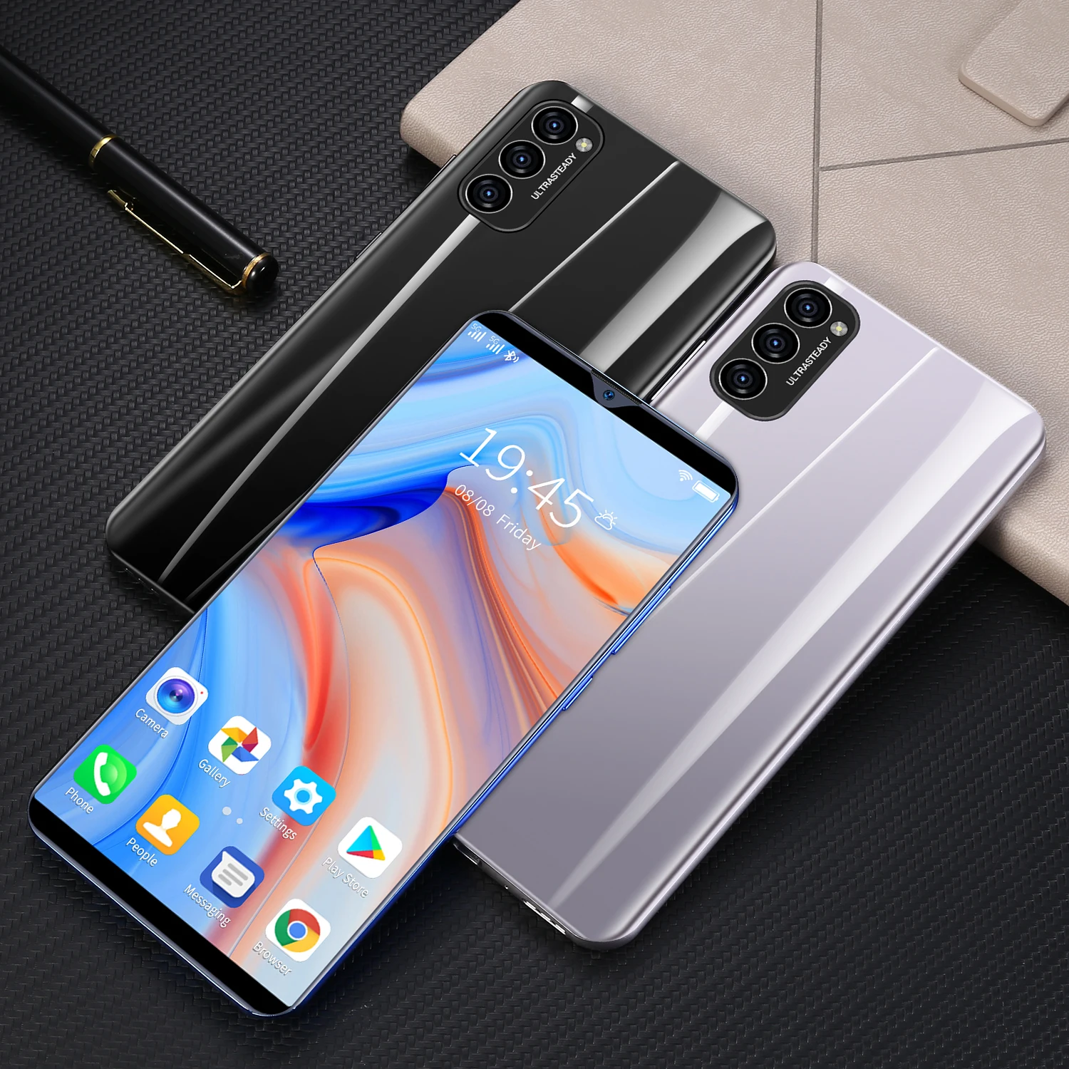 

Quality Smartphone rear flash Android 10.0 Cellphone cell phones smartphones Waterdrop Screen Face ID 5G Mobile Phone