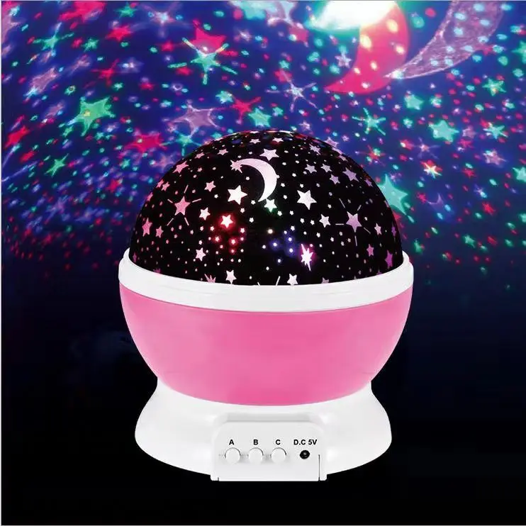 Hot New Baby Kids Room Decor Starry Projector Lamp LED Star Sky Stars Night Lights Cosmos Star Master Projector Lamp