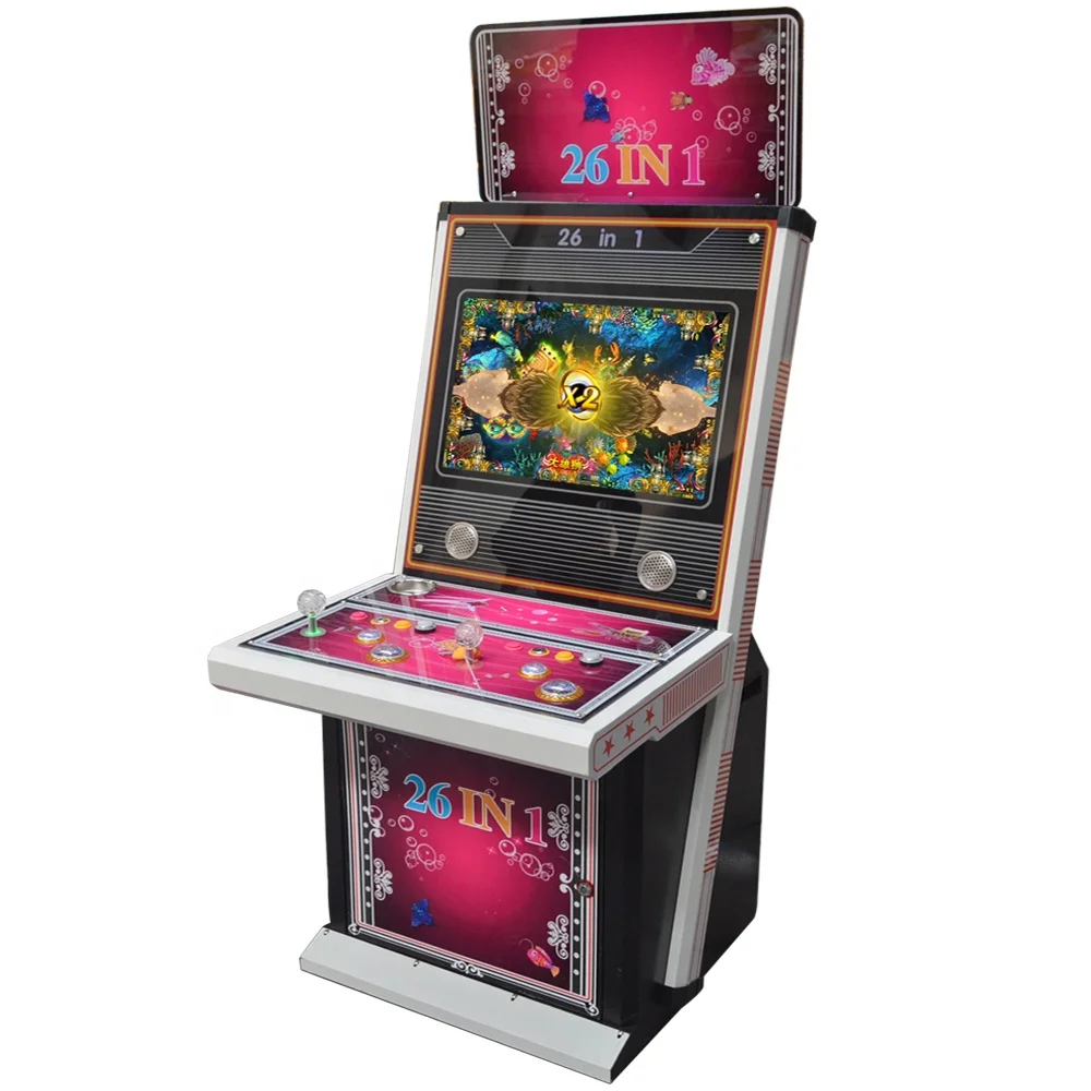 

26 in 1 Fishing Shooting Slot Amusement 2 Player Fish Game Arcade Machine for Sale