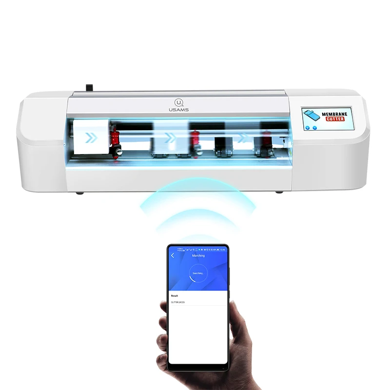 

USAMS ZB229 plotter film cutting machine screen protector cutter front&back cover cutter TPU Screen Protector Cutting Machine, White