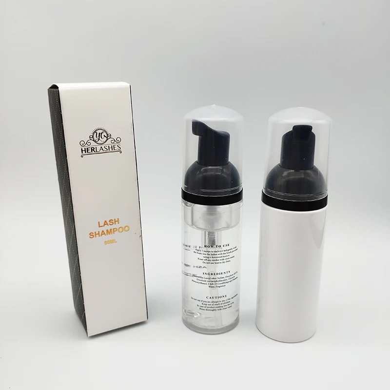 

Private Label Lash Foam Cleanser Vegan Eyelash Extension Shampoo 30ml 60ml Lashshampoo With Brush