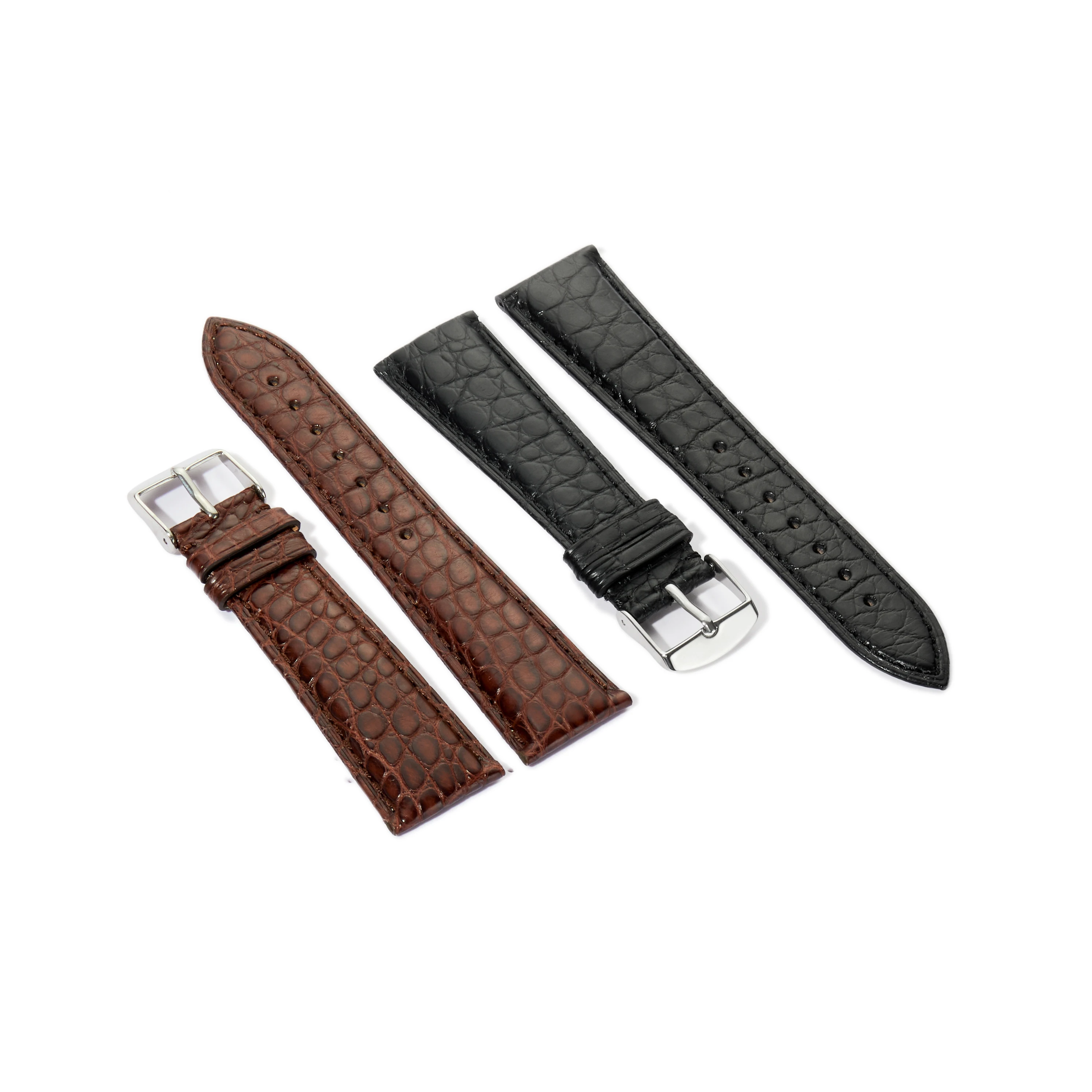 

New Arrival Traditional Color Multi Size High Quality Genuine Alligator Leather Watch Band Strap For Classic Watch
