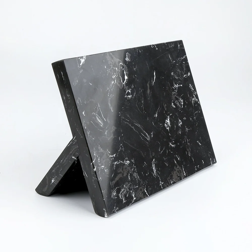 

Artificial Marble Magnetic Knife Block Stand Holder Strong magnetic Compatible with all size knife