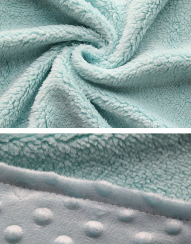 100 Polyester Mink Blanket Baby Blanket Manufacturer Minky Dot Blanket