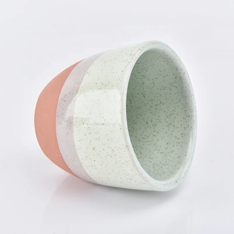 50ml Frosted ceramic candle holders wholesales