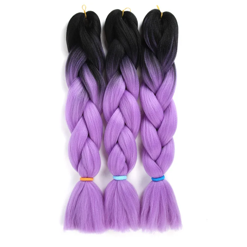 

Stretched Braiding Hair Perm Yaki Jumbo Braids Synthetic Hair Extensions Easy Braid Hair