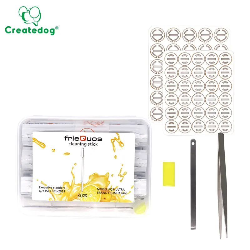 

Cleaning kit Lemon cleaning Sticks and Oil absorbing sheet protection tools for use with IQOS 2.4 3.0 LIL, Clear white