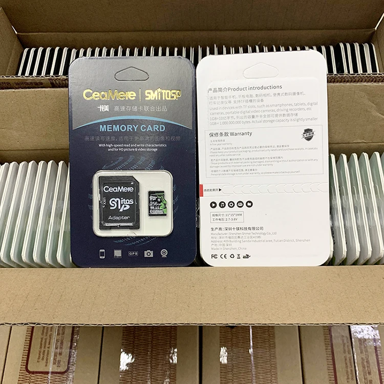 Ceamere Face Pattern Original 256GB SD Cards Micro Memorias Class 10 Microsdxc TF Carte 8GB 16GB 64GB 128GB 256GB SD Memory Card