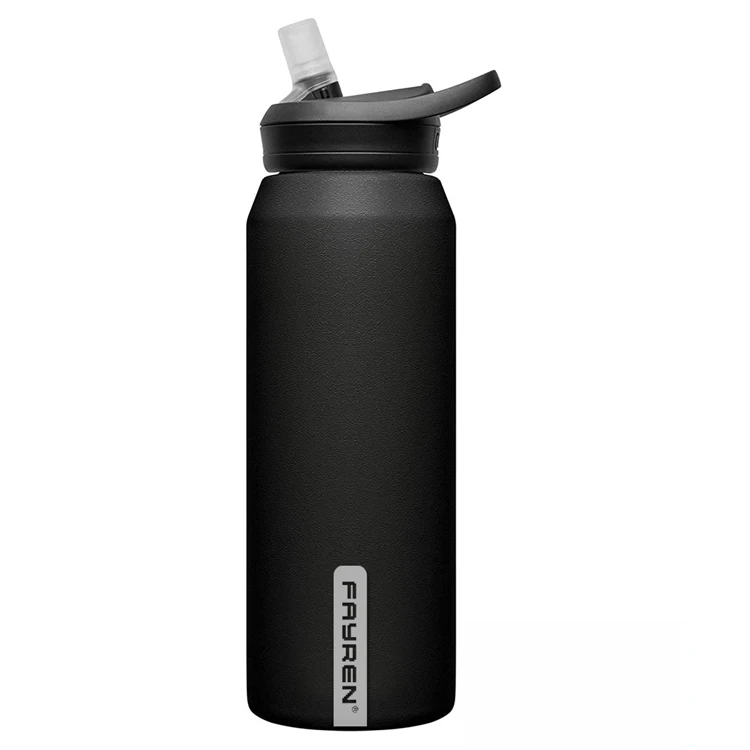 

Manufacturer Food grade vacuum flask sport water bottle stainless steel with straw