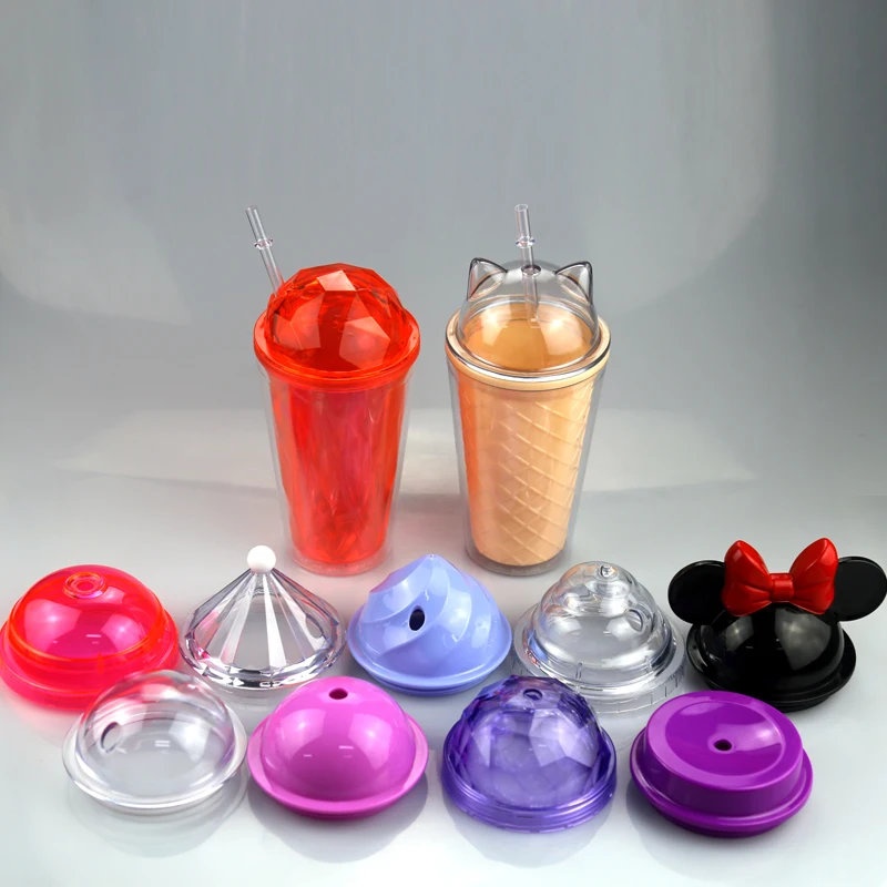 

Wholesale 16oz acrylic tumbler personalized plastic water mug acrylic tumbler with lid and straw, As the picture