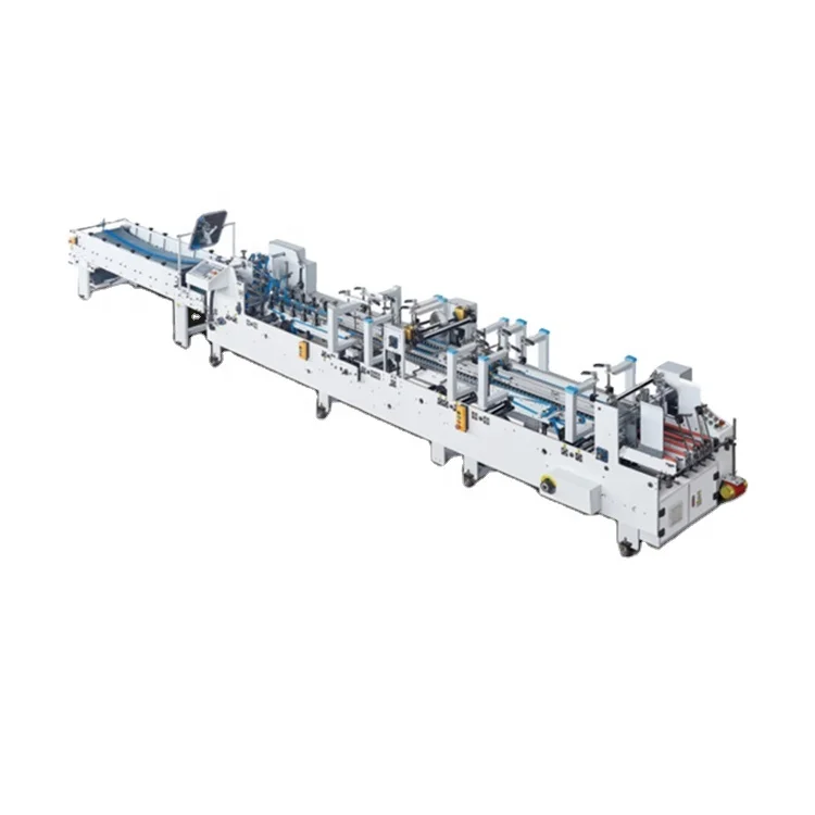 ZH-880GD High Speed Automatic Bottom Lock Folder Gluer Machine for ...