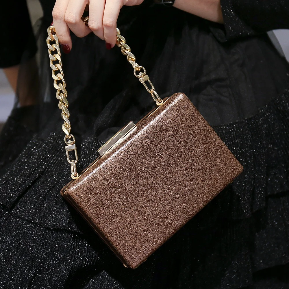 

2020 New Fashion Women Designer Cosmetic Tote Bags Ladies Chain Box Luxury Wholesale Rhinestone Bags Mini Purse Women Handbags