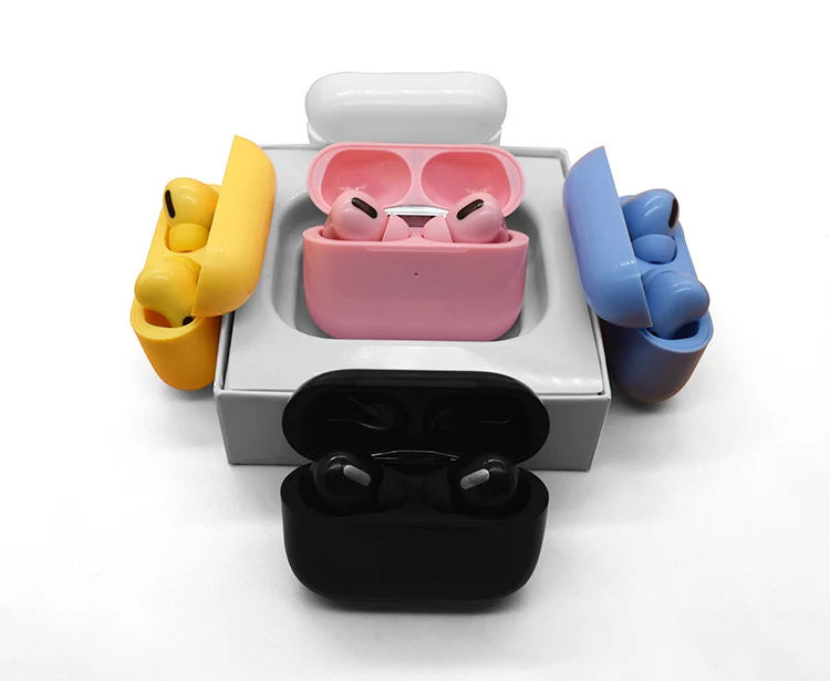 

High quality mini wireless BLuetooh air 3 pods pro 1:1 macaron tws earbuds earphone for apple