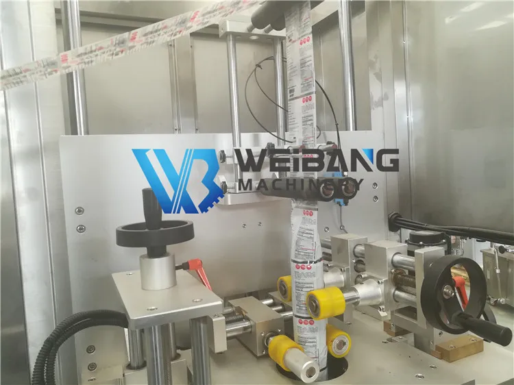 Automatic Tamper Evident Band Label Applicators Heat Shrink Cap Seal