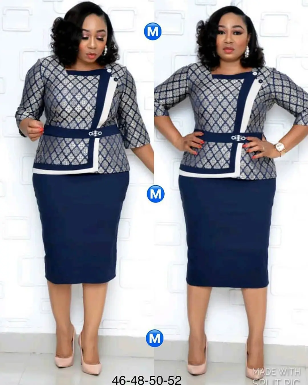 Africa Plus Size Mother Dress Office Clothes Outfit Size Xl-4xl Ol ...