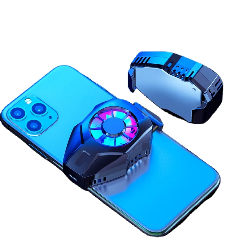 

L01 Cooling Fan Smartphone Radiator Game Handle Phone Holder Cell Phone Cooler with Cooling Pad For Gaming