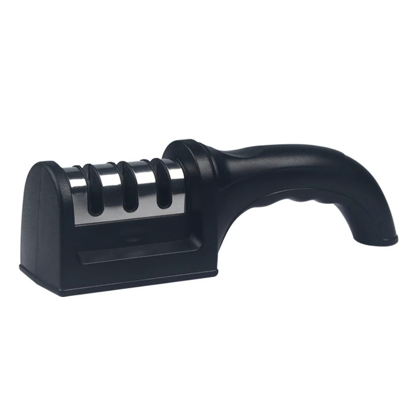 

Factory wholesale 3 Stage Stainless Steel Universal Knife Sharpener Kitchen Knife Sharpener