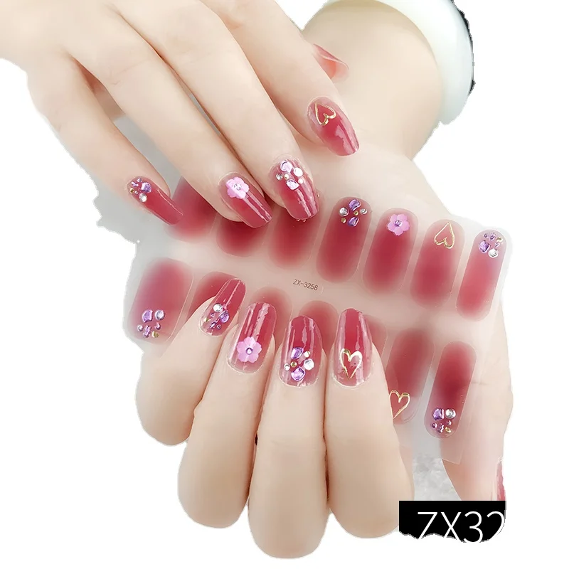 

Beauty sticker Top selling Fashionable 3d nail sticker Holographic nail wraps, Customers' requirements