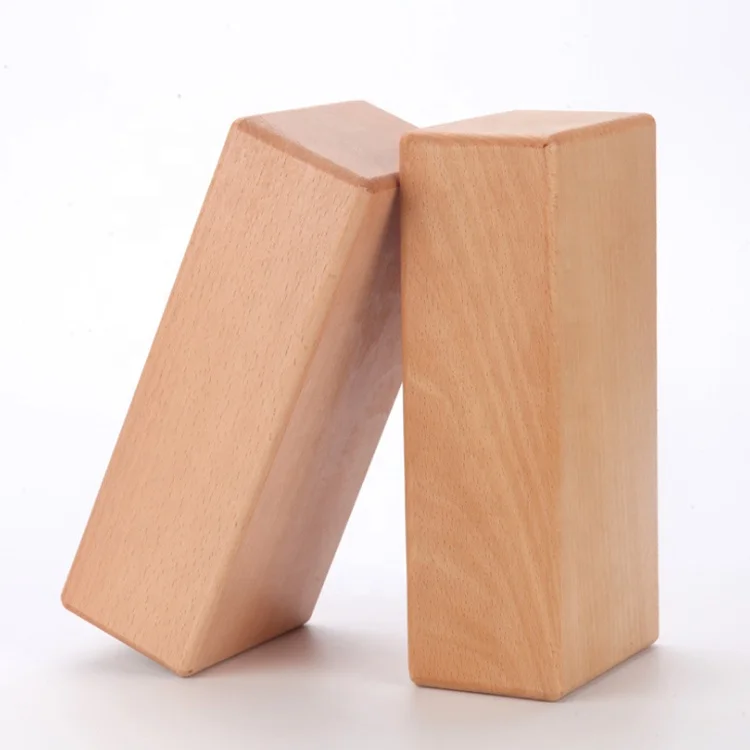 High Quality Natural Wholesale Beech Wood Yoga Block With Logo Buy