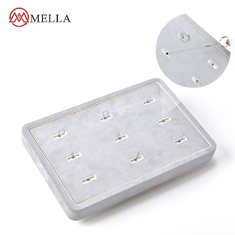 Highgrade Customized Anti Theft Jewelry Display Fashion Elegant Ring Tray Cases & Storage Box
