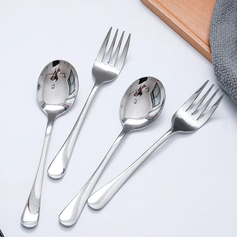 

Classical Design Stainless Steel Serving Forks, Sivler