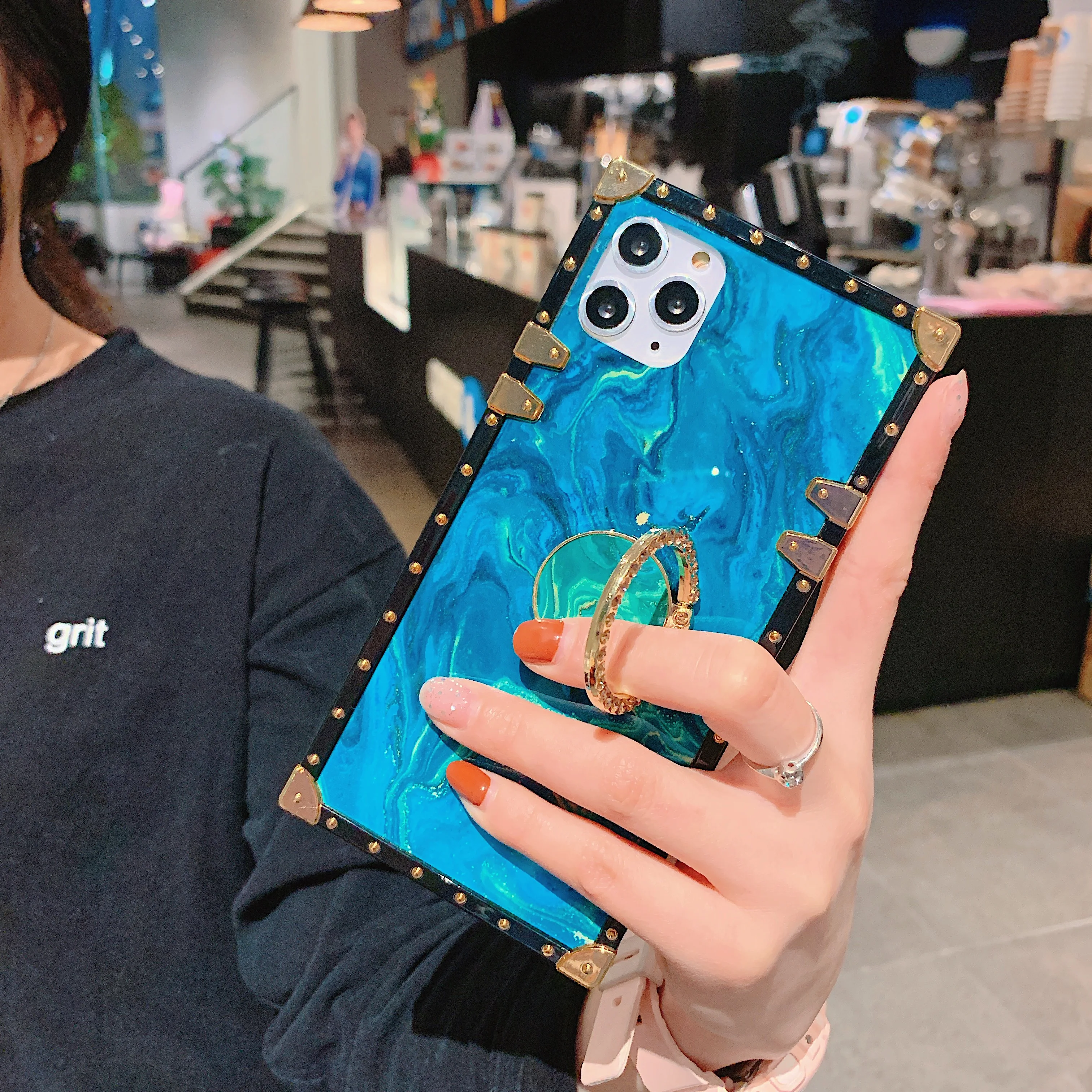 Newest Products Square Mobile Phones Case For Iphone 12 11 X Luxury